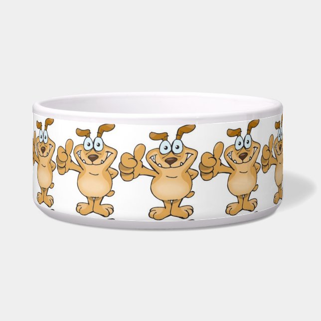 Écuelle Pet Bowl / Chien Donner des pouces vers le haut (Devant)