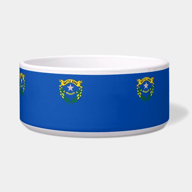 Écuelle Pet Bowl d'état du Nevada (Devant)