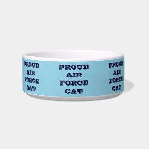 Écuelle Pet Bowl Fier Air Force Chat