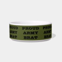Pet Bowl Fier Brat de l'armée