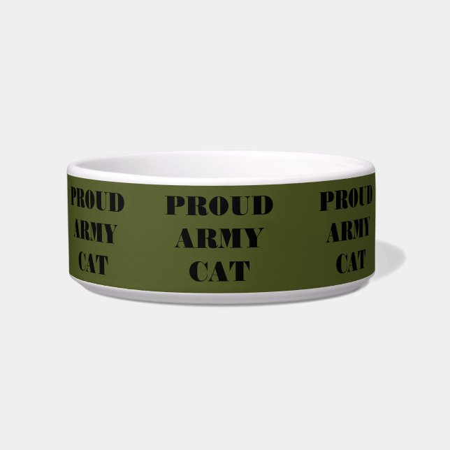 Écuelle Pet Bowl Fière Armée Chat (Devant)