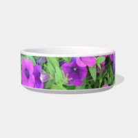 Pétunias violet Pet Bowl