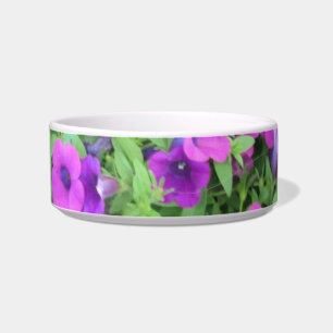 Écuelle Pétunias violet Pet Bowl