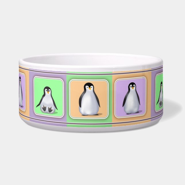 Écuelle Pingouins pour bébés (Devant)
