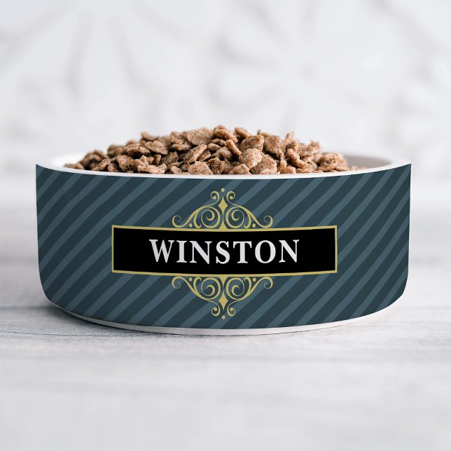 Écuelle Pinstripe en or noir Customisé (Créateur téléchargé)