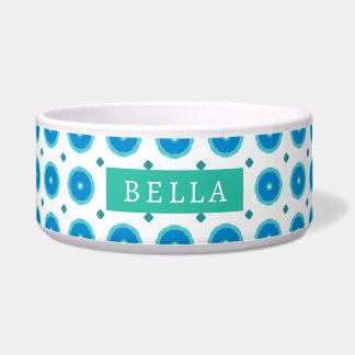 Écuelle Plage de Pétale Cerulean Inspiré Floral Pet Bowl