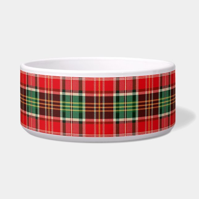 Écuelle Plaid de Noël traditionnel (Devant)