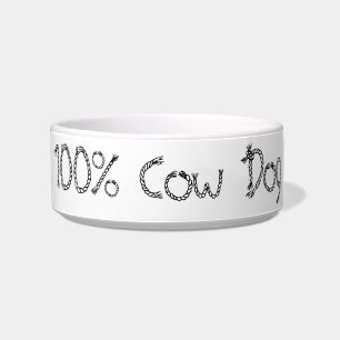 Écuelle Plat de chien de vache à 100%