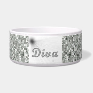 Écuelle Plat de cuvette de chien ou de chat de DIVA