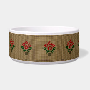 Écuelle Poinsetta tissée