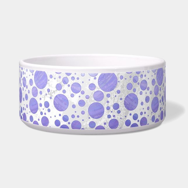 Écuelle Point Polka Soleil Violet (Droite)