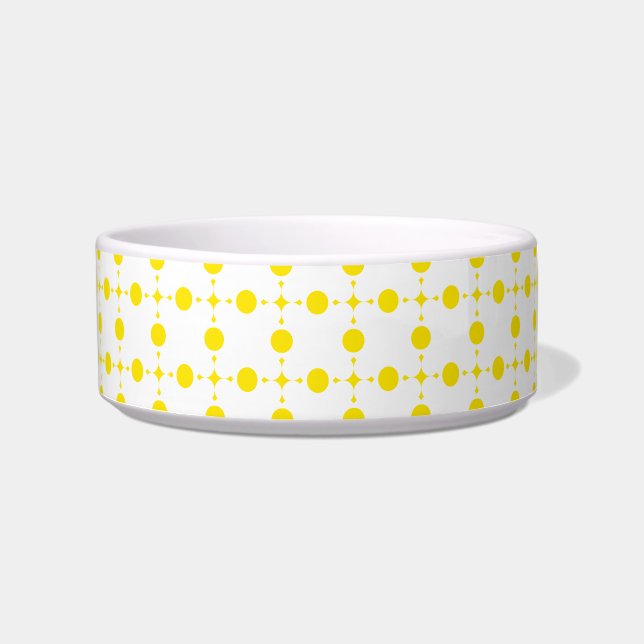 Écuelle Pois Jaunes, Motif Polka Dot, Points, Pots (Devant)