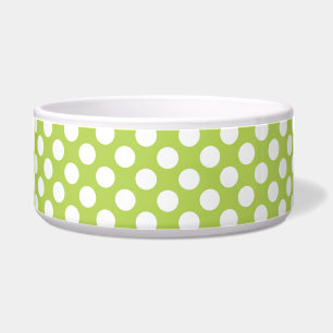 Écuelle Pois verts, Motif à points Polka, points, pointill