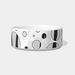Écuelle Polka Dot Tiger noir et blanc
