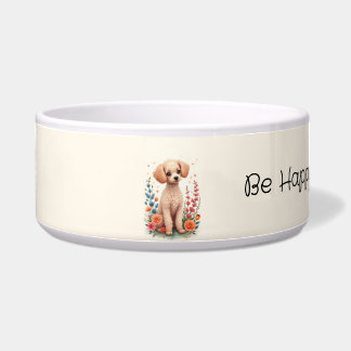 Écuelle Poodle heureux