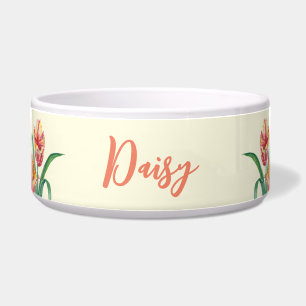 Écuelle Pour Animaux de compagnie Aquarelle Parrot jaune T