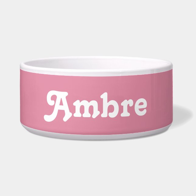 Écuelle pour chien Ambre (Devant)