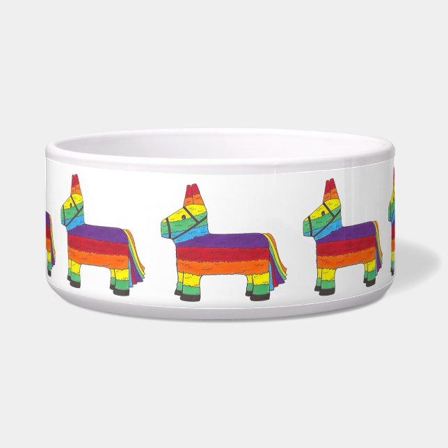 Écuelle Rainbow Donkey Piñata fête d'anniversaire Fiesta P (Devant)