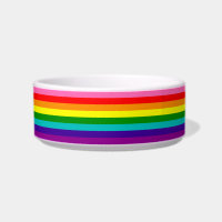 Rainbow LGBT drapeau gay Ceramic Pet Bowl