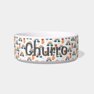 Écuelle Rainbows Cat Bowl
