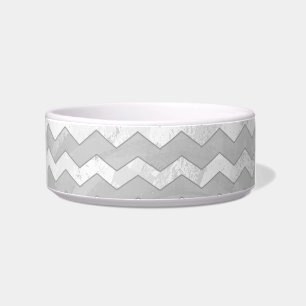Écuelle Rainy Sky Grey Chevron Motif