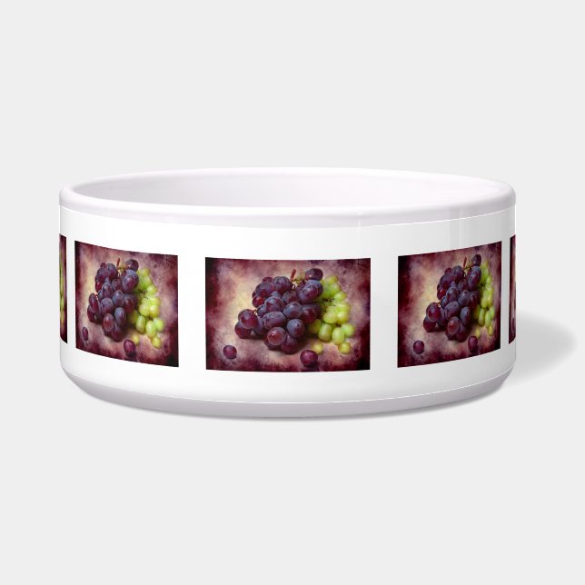 Écuelle Raisins Rouge Et Vert (Devant)