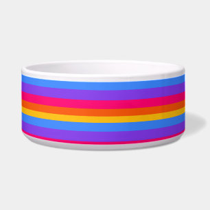 Écuelle Rayures arc-en-ciel
