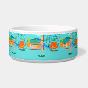 Écuelle Retro Surfer Dude céramique poêle Bowl
