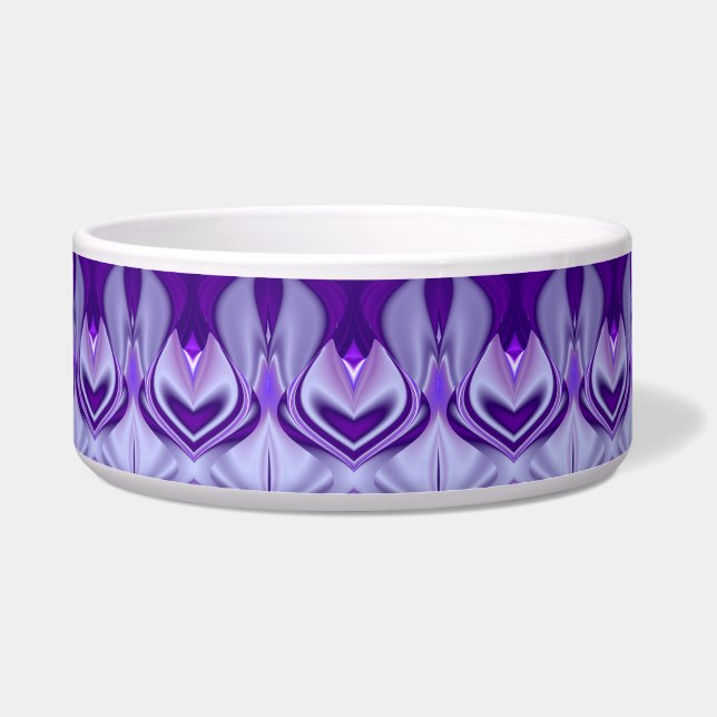 Écuelle Rêves arc-en-ciel à fleurs violettes (Devant)