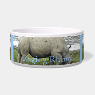Écuelle Rhinocéros faisant rage