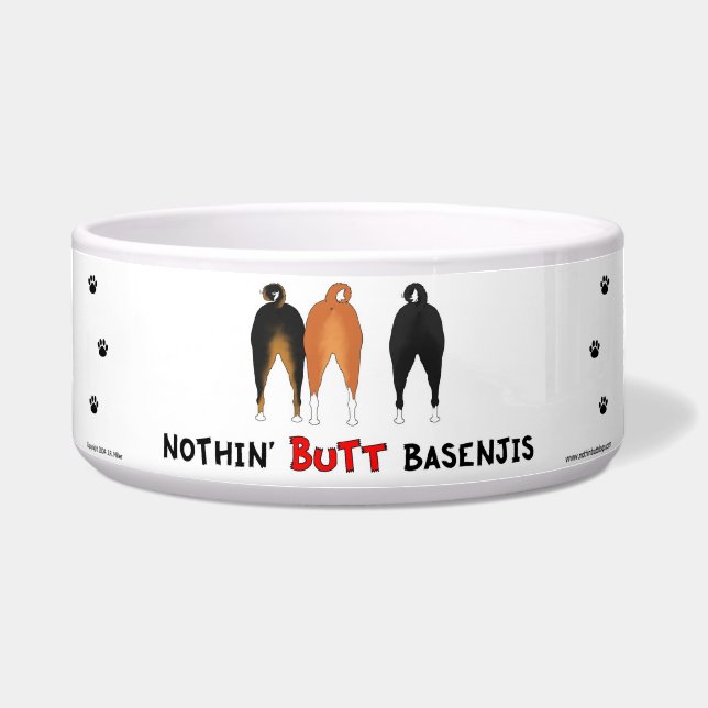 Écuelle Rien n'aboutent Basenjis (Devant)