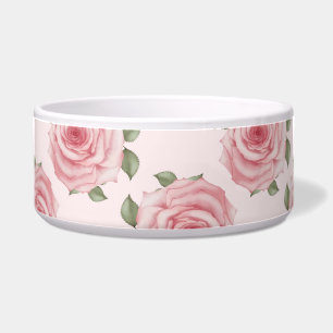 Écuelle Roseraie rose vintage cottage motif floral