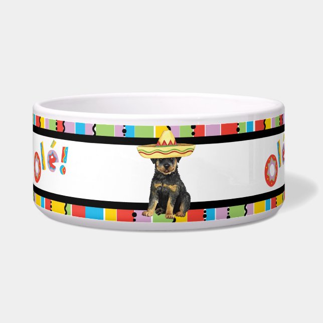Écuelle Rottweiler de fiesta (Gauche)