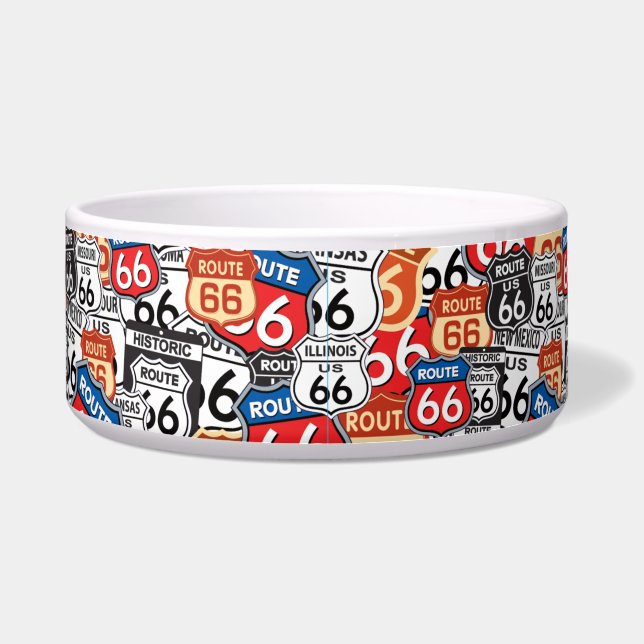 Écuelle Route 66 Signes routiers (Devant)