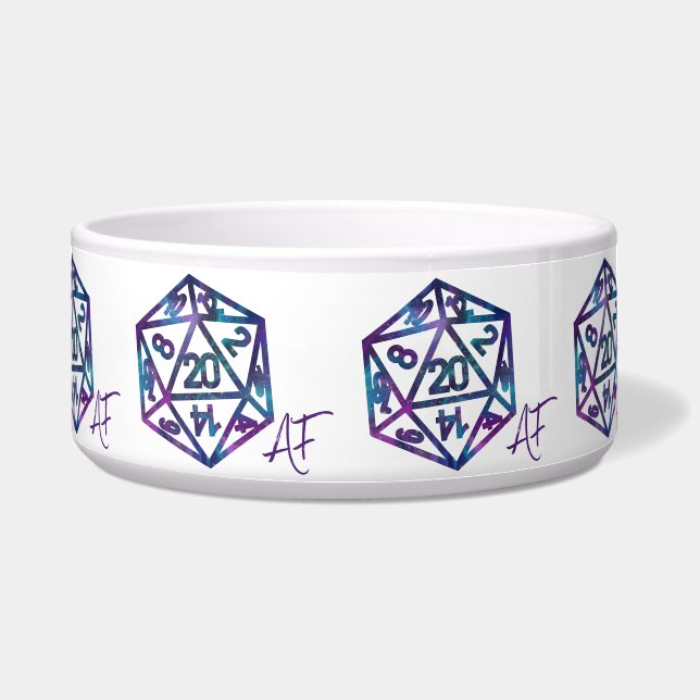 Écuelle RPG Crit AF | Nebula Imaginaire Tabletop Gamer Dic (Devant)
