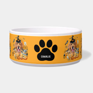 Écuelle Saison effrayante Chien de Halloween Golden Retrie