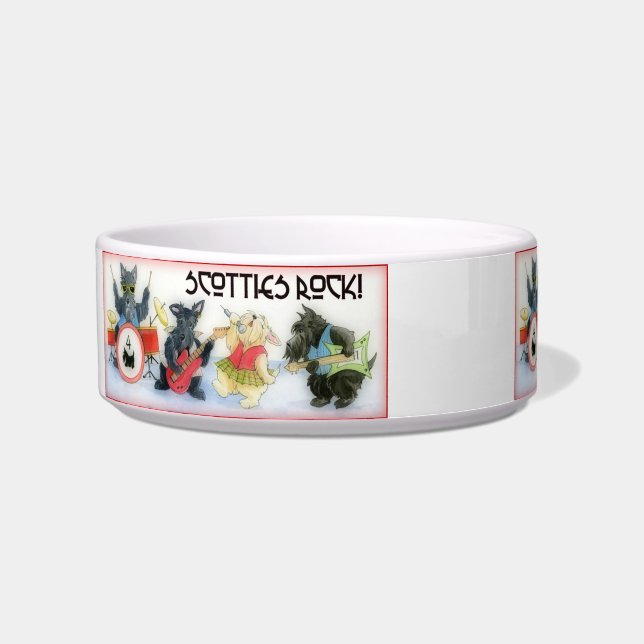 Écuelle Scotties Rock Ceramic Chig Bowl - Personnalisable (Gauche)