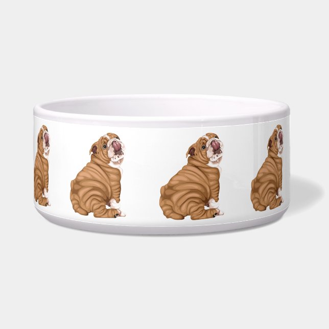 Écuelle Shar-Pei Personnalisé (Gauche)