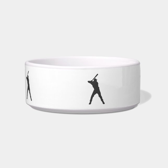 Écuelle Silhouette du joueur de baseball (Devant)