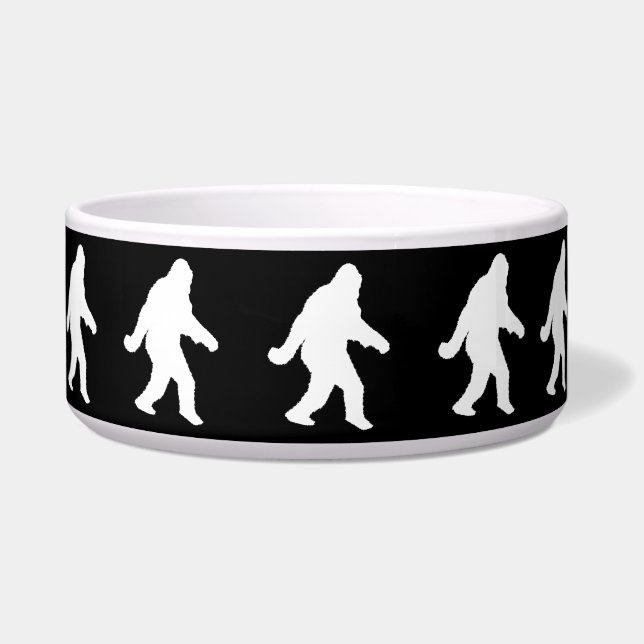 Écuelle Silhouette Sasquatch Blanc Pour Arrière - plans So (Droite)