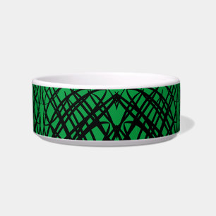 Écuelle Simple Scribble Carreaux miroir Vert Animal