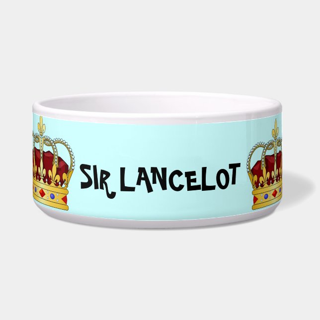 ÉCUELLE SIR LANCELOT CHIEN BOWL - COURONNE - ANGLAIS HERO (Devant)
