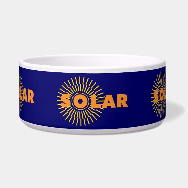 Écuelle Soleil de puissance solaire (Devant)