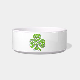 Écuelle St. Patrick’s Day Shamrock Clover Pet Bowl