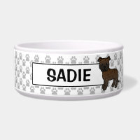 Staffordshire Bull Terrier Bringé Et Nom