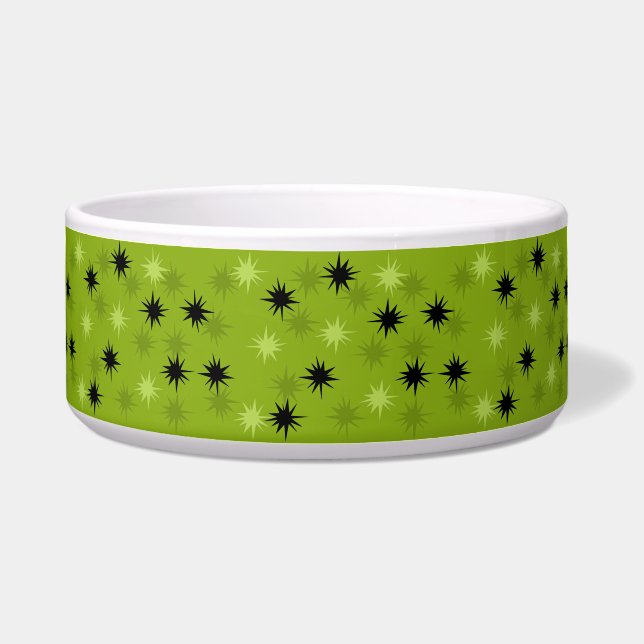 Écuelle Starburts Green atomique en céramique botte de chi (Devant)