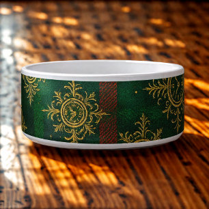 Écuelle Steampunk Flocon de neige Rouge et vert Tartan