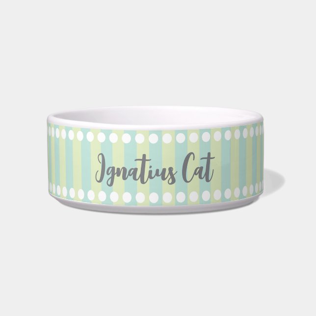 Écuelle Stripes & Dots Pet Bowl (Devant)