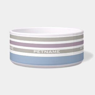 Écuelle Stripes Motif personnalisé monogramme bols pour an