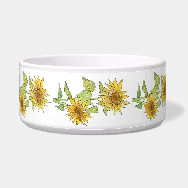 Écuelle Sunflower Pet Bowl (Devant)